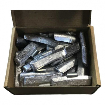 Материалы для шиномонтажа: Балансировочный груз для стальных дисков 50 г AW-50 (50шт) 